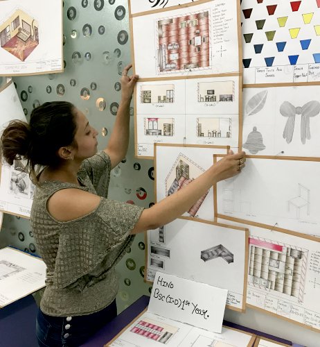 iifd interior design student work