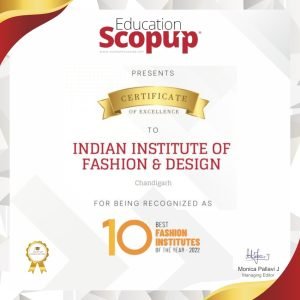 IIFD Ranked Among Top 10 Design College in India