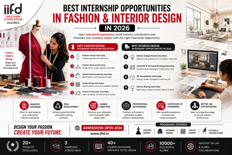 Best Internship Opportunities in Fashion & Interior Design in 2026
