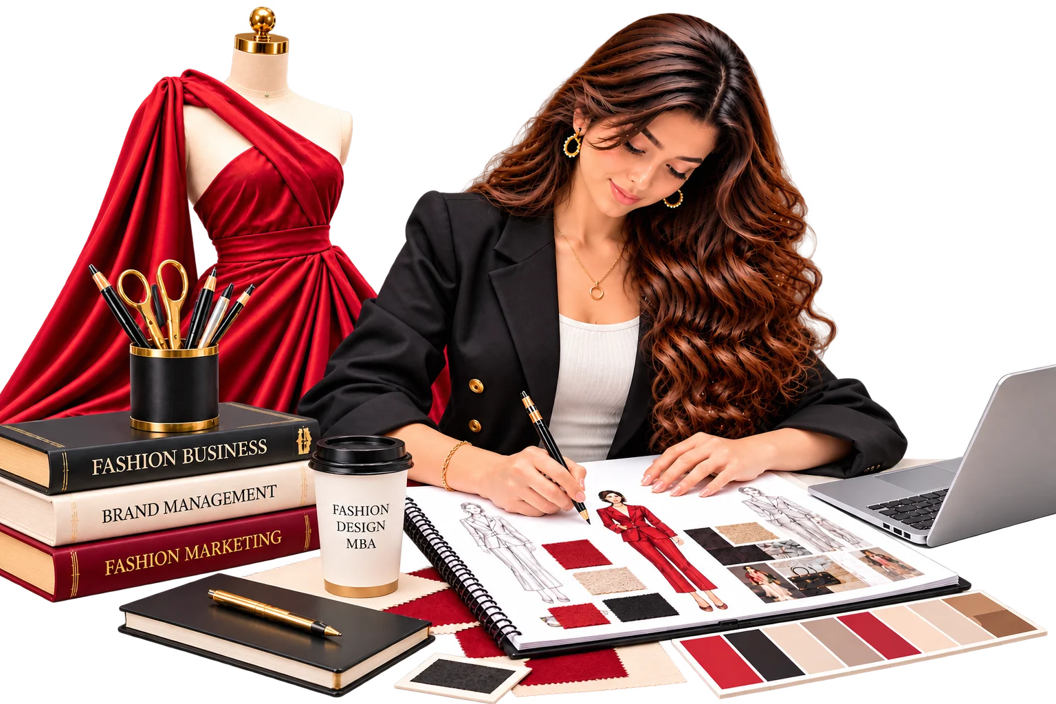 MBA learner analysing fashion products, markets and business strategy at IIFD Chandigarh