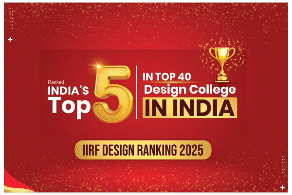 5th rank Pan India among the top 40 private design colleges by the IIRF ranking